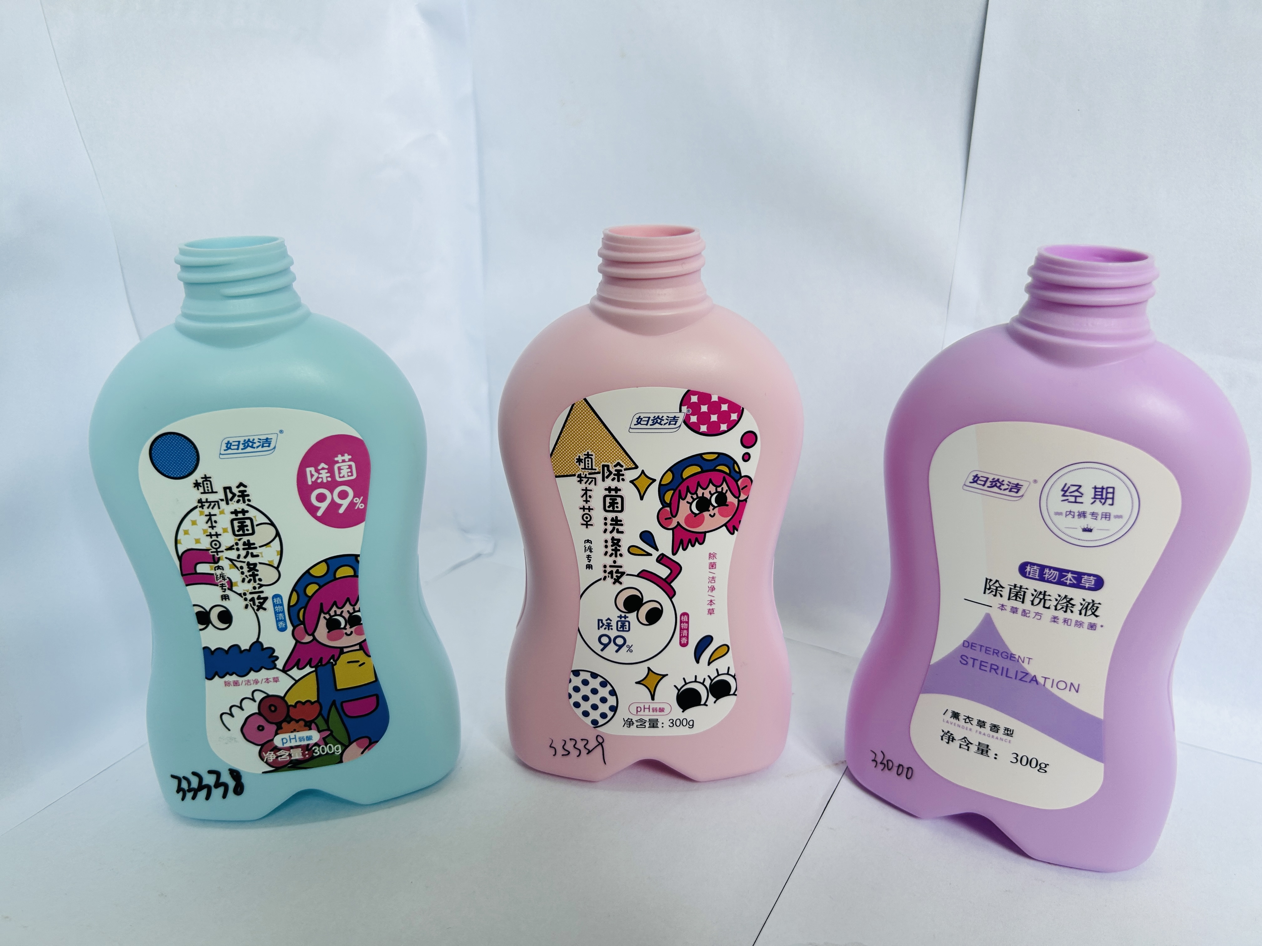 內(nèi)褲洗液瓶(300ml貼標產(chǎn)品)
